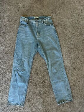 Abercrombie ankle straight jeans